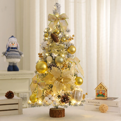 Mini-Weihnachtsbaum mit beflockten Zweigen, 45-75 cm