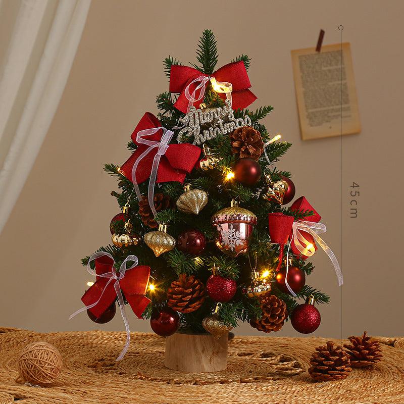 Mini-Weihnachtsbaum-Set, dekorative Tischdekoration