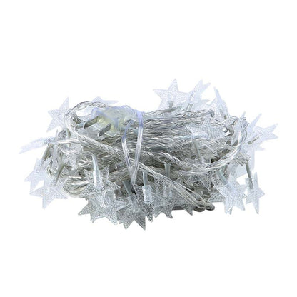 LED-Sternen-Lichterkette mit Batteriefach