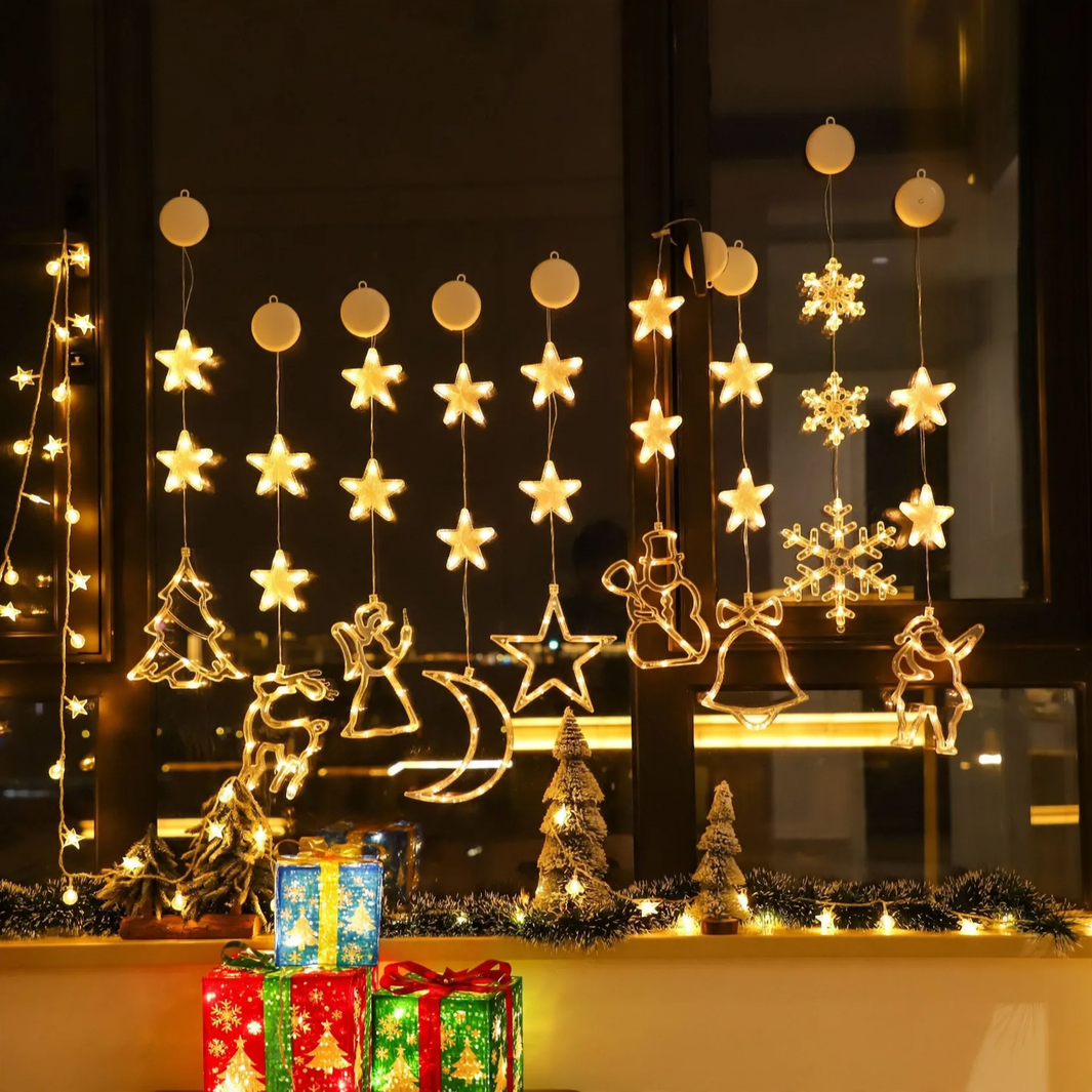 LED-Fensterleuchte mit Saugnapf, 20 LEDs