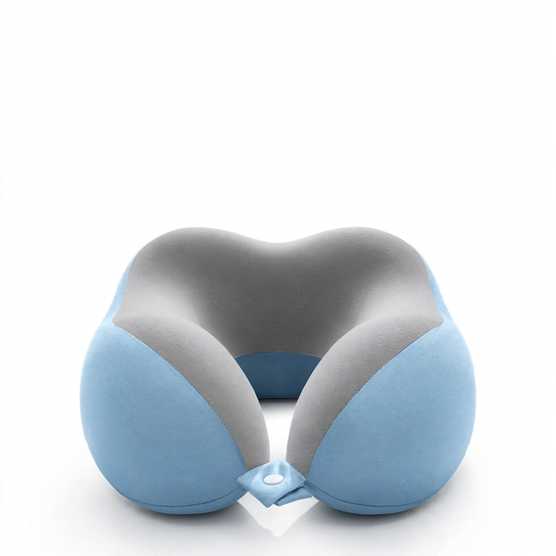 Memory-Foam U-Kissen mit 360°-Nackenstütze