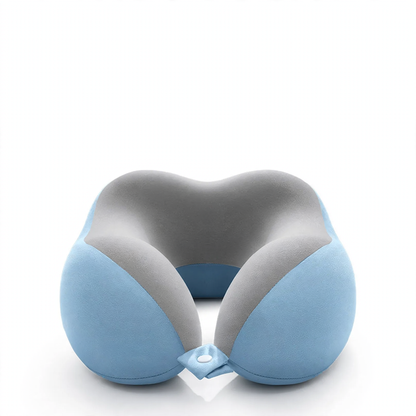 Memory-Foam U-Kissen mit 360°-Nackenstütze