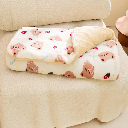 Hundebett, oval, Größen S–XXL, wärmend