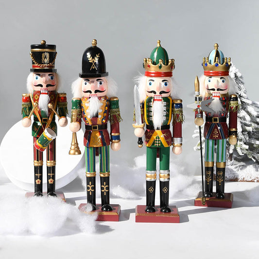 Nussknacker-Soldat aus Massivholz, 30 cm