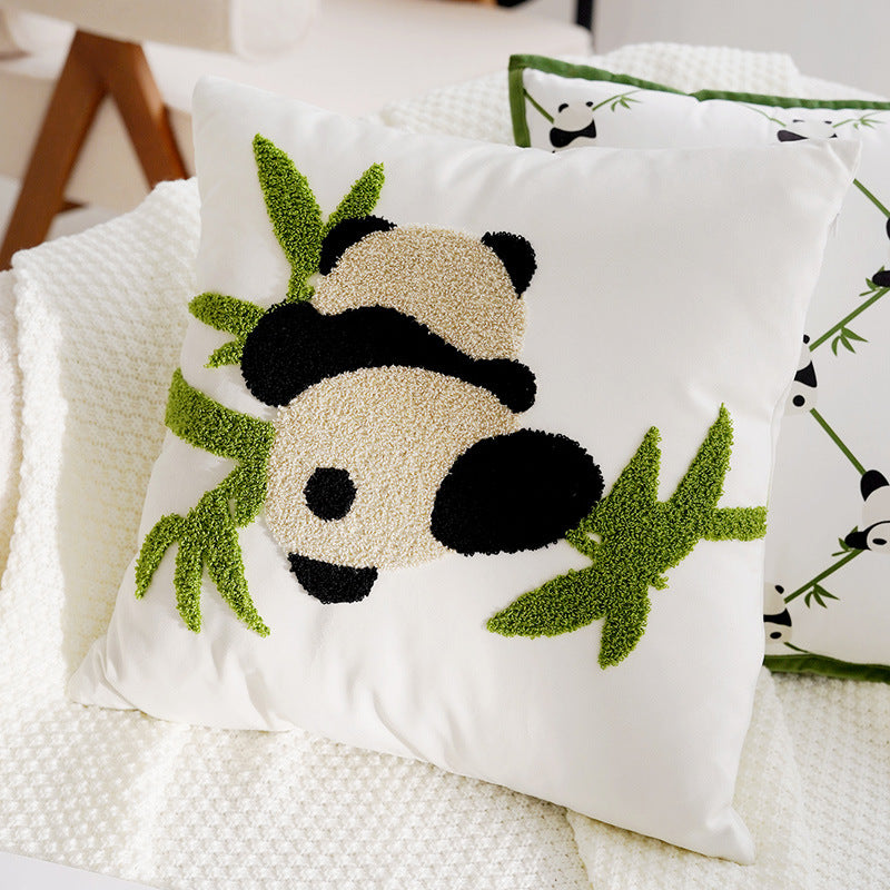 Kinderkissen Panda, 45×45 cm, Baumwolle