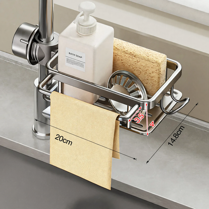 Abtropfgestell für Spüle mit Aluminiumrahmen