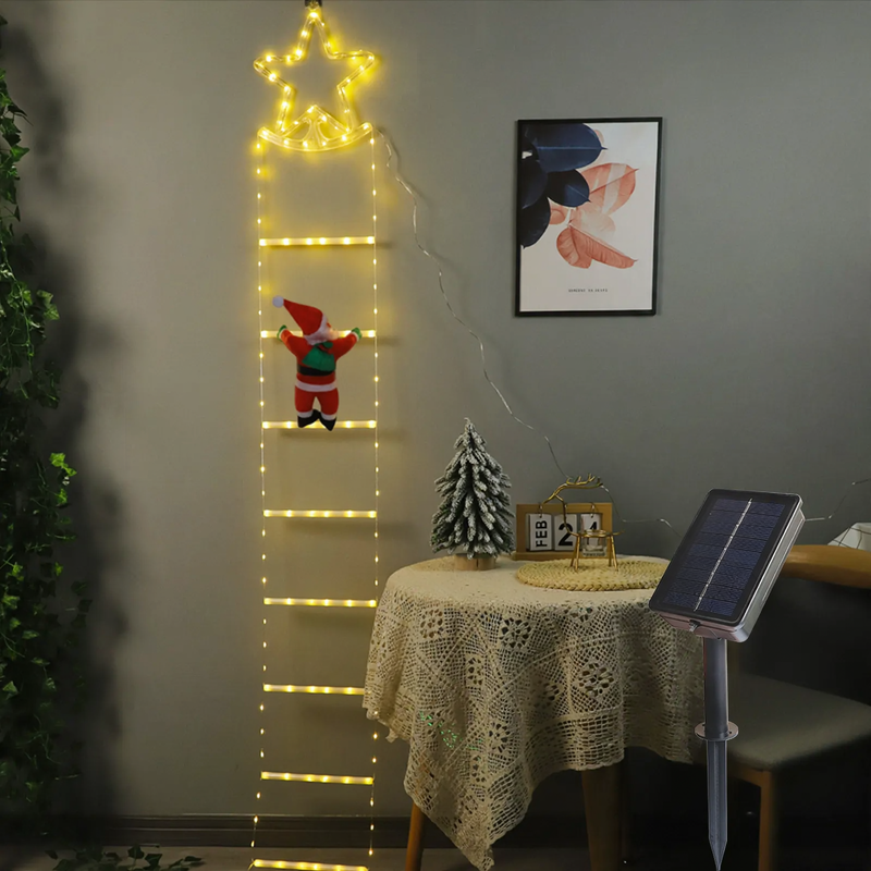 LED-Sternen-Lichterkette, Leiter-Design