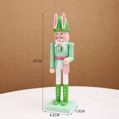 Nussknacker-Figur im modernen Pastell-Design