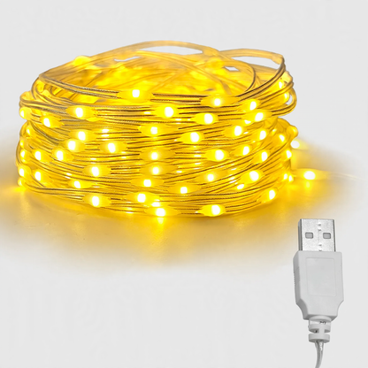 LED-Kupferdraht-Lichterkette, wasserdicht