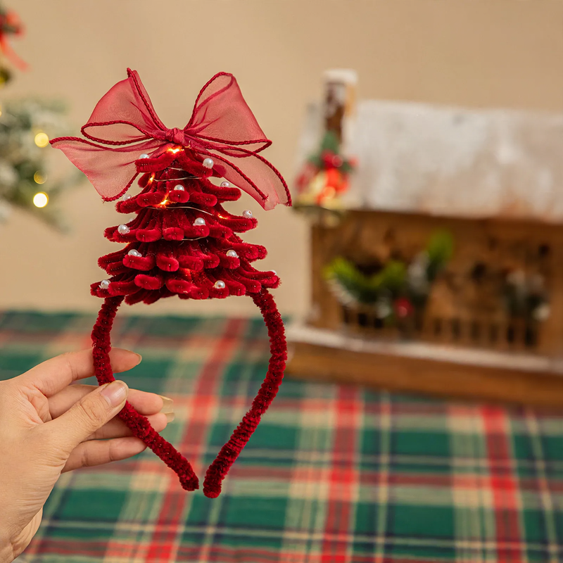 DIY-Weihnachtsbaum-Set aus Holz, 12x28 cm
