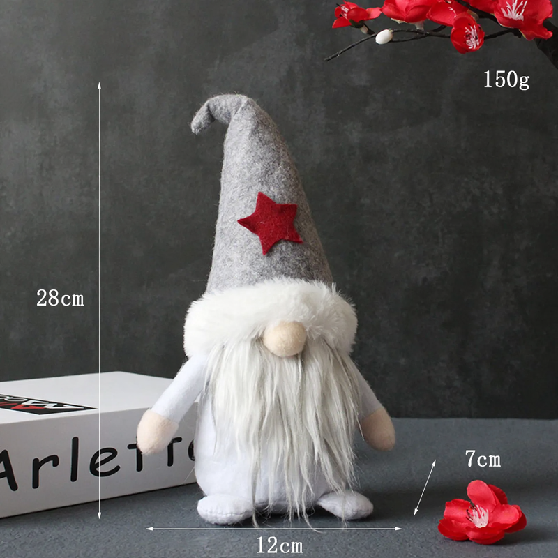 Weihnachtliche Wichtelfigur mit Mütze