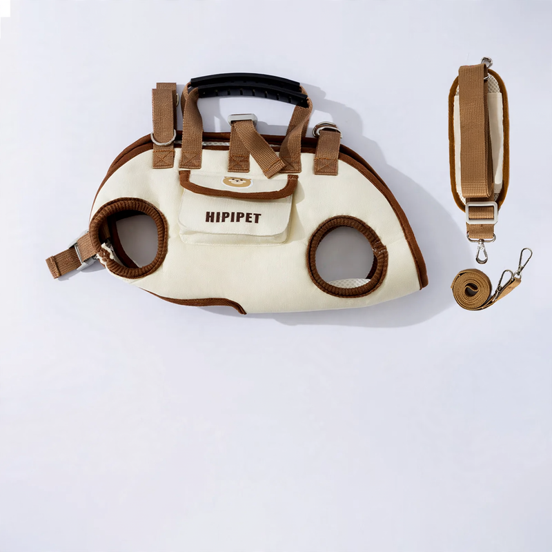 Multifunktionale Haustiertasche mit Leine