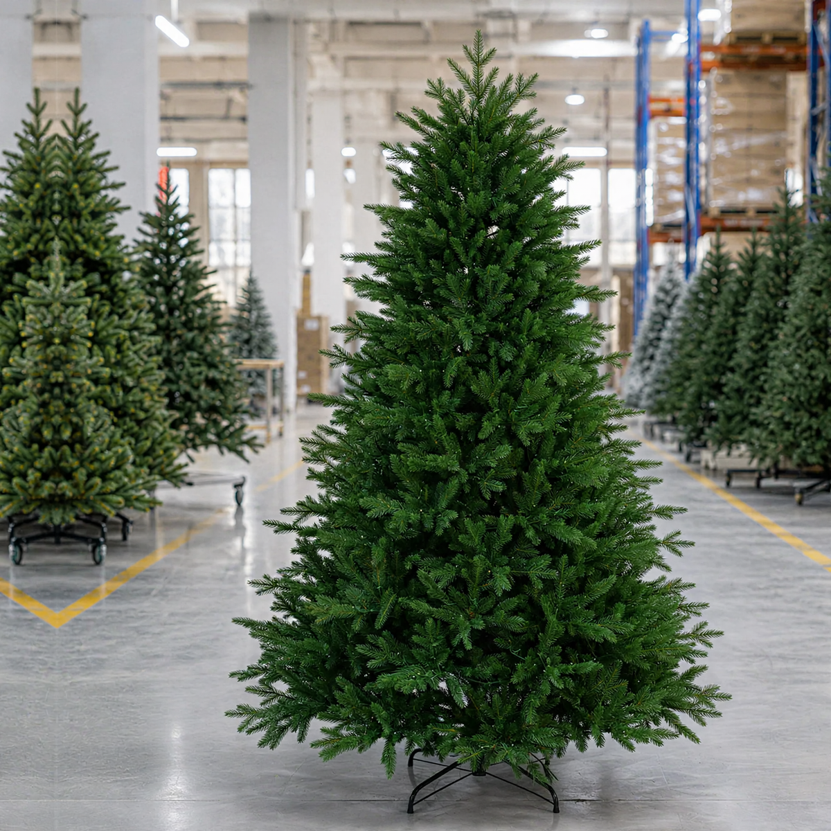 Künstlicher Weihnachtsbaum aus PE, automatisch entfaltend