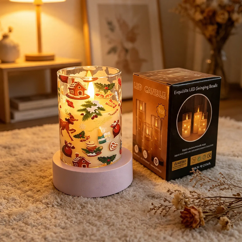 LED-Weihnachtskerzen mit Fernbedienung