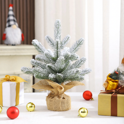 Mini-Weihnachtsbaum aus PE, 35 cm, beschneit