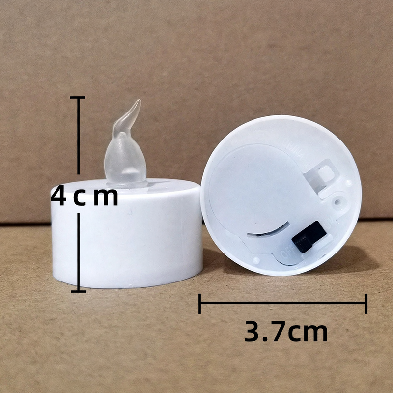 LED-Teelicht, Kunststoff, 3,6 cm x 4,0 cm