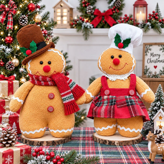 Dekorative Lebkuchenmann-Puppe für Weihnachten