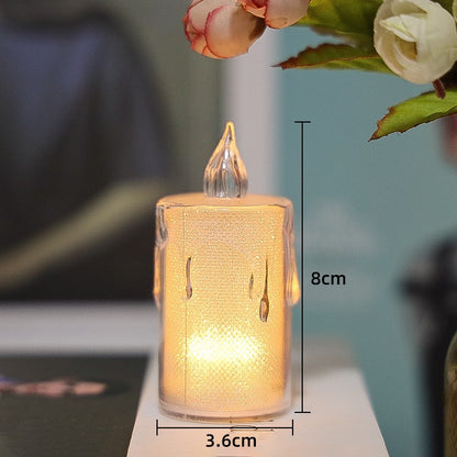 LED-Zylinderkerze für romantische Anlässe