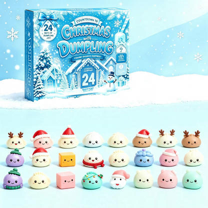 Weihnachts-Adventskalender mit 24 Anti-Stress-Spielzeugen