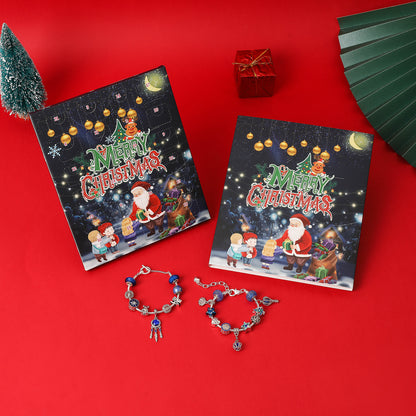 Weihnachts-Adventskalender mit DIY-Schmuckset