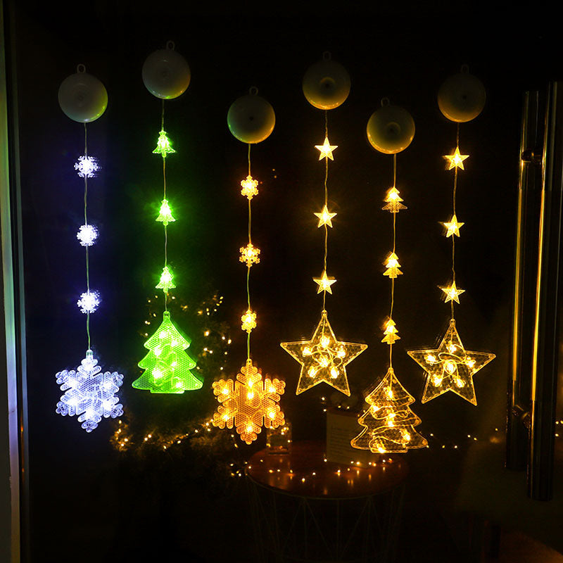 LED-Weihnachts-Sauglicht für Fenster