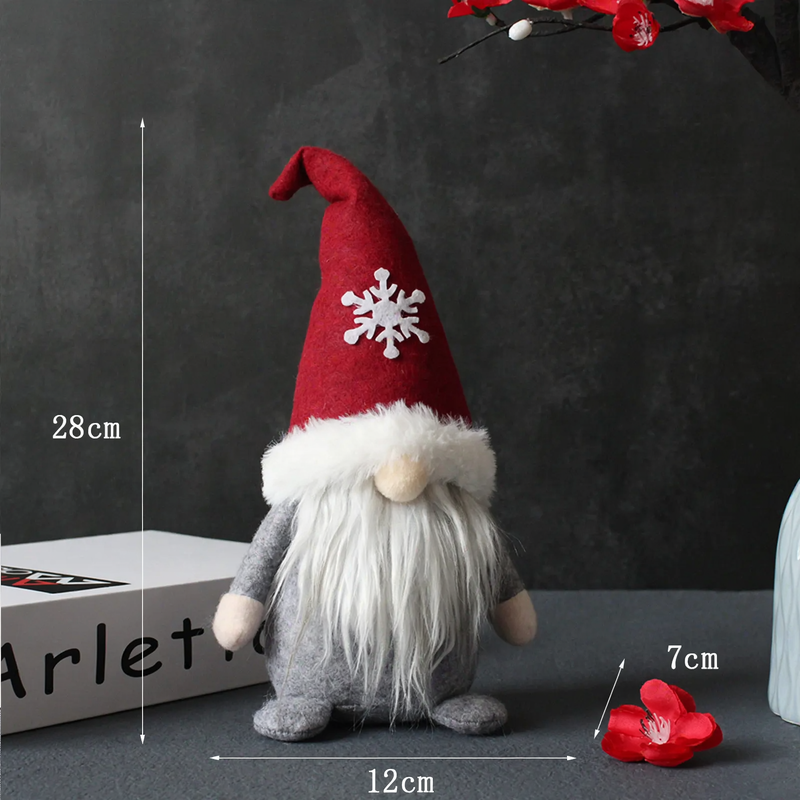 Weihnachtliche Wichtelfigur mit Mütze