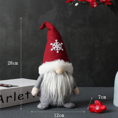 Weihnachtliche Wichtelfigur mit Mütze