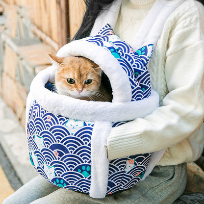 Doppelschulter-Rucksack mit Tiermotiv für Haustiere