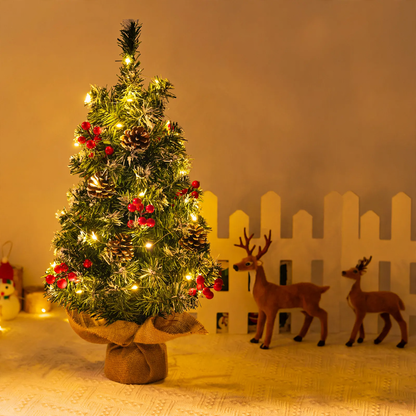 Mini-Weihnachtsbaum, PVC, Tischdekoration