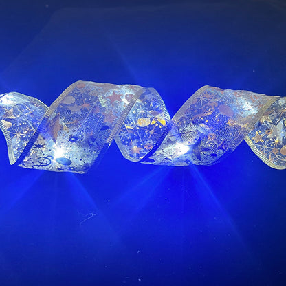 Dekorative LED-Lichterkette mit Schleifenband