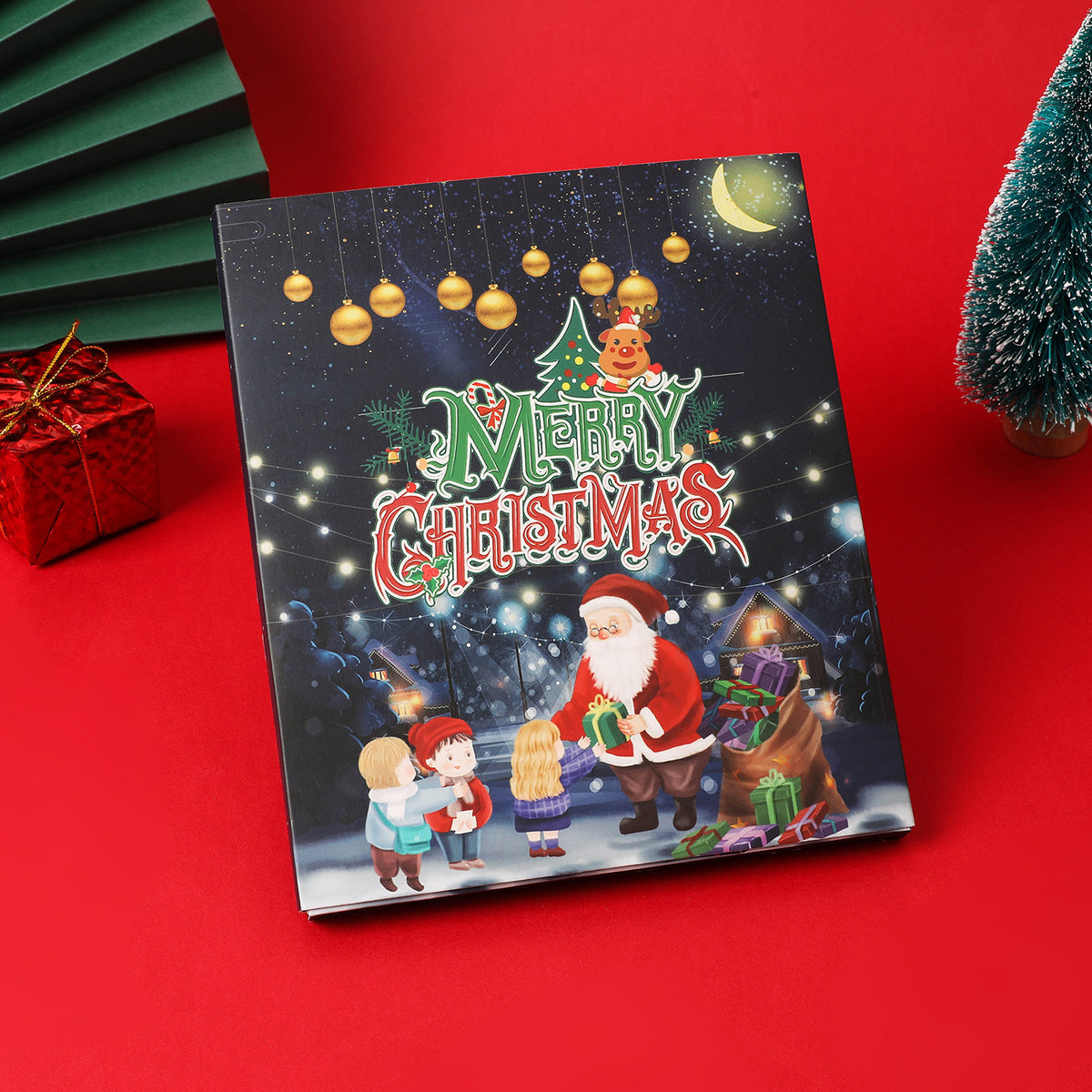 DIY-Weihnachts-Schmuckset mit Adventskalender-Funktion