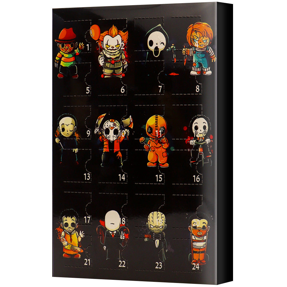 Halloween-Adventskalender mit 24 Überraschungsfiguren