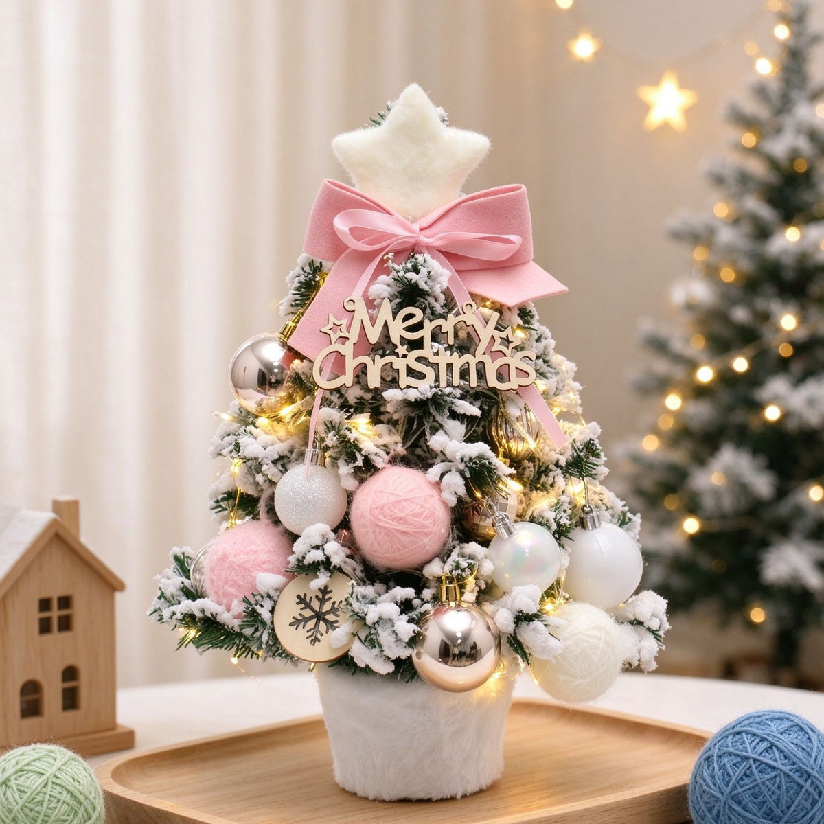 Mini-Weihnachtsbaum mit Beleuchtung, 35 oder 45 cm