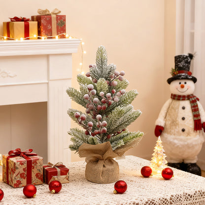 Mini-Weihnachtsbaum mit Beflockung, 30 cm oder 40 cm