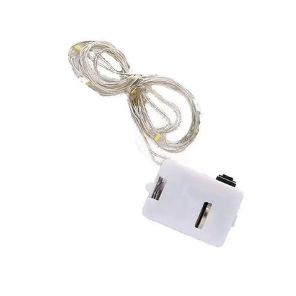 LED-Lichterkette mit Batteriebox für Dekorationen