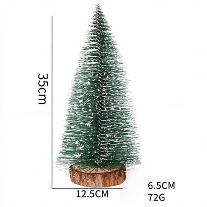 Mini-Weihnachtsbaum mit LED-Beleuchtung als Tischdekoration