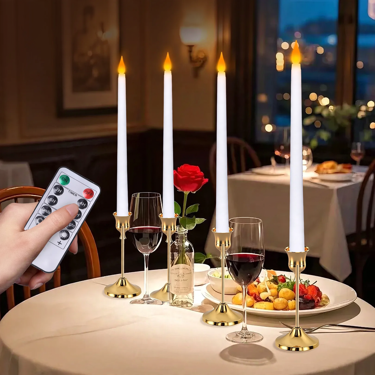 LED-Stabkerze mit Fernbedienung