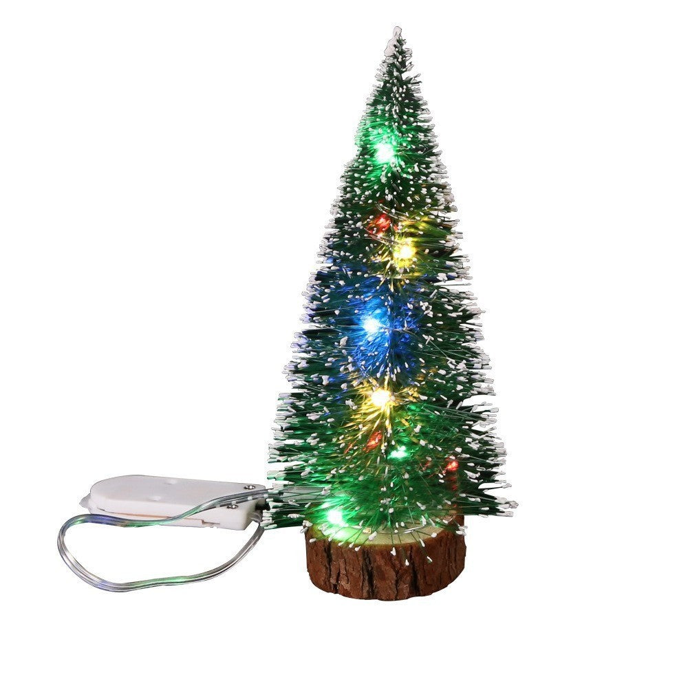 Miniatur-Weihnachtsbaum mit Schnee-Optik