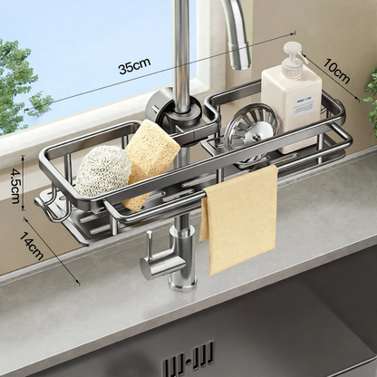 Abtropfgestell für Spüle mit Aluminiumrahmen