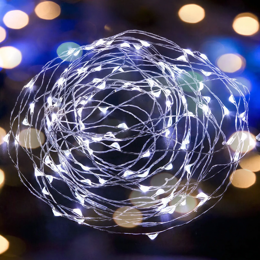 LED-Lichterkette mit Batteriekasten