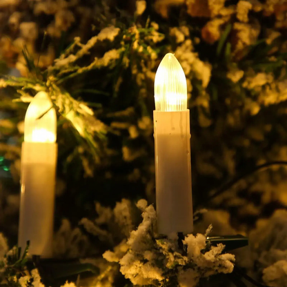 LED-Kerzen-Lichterkette mit Clip-Befestigung