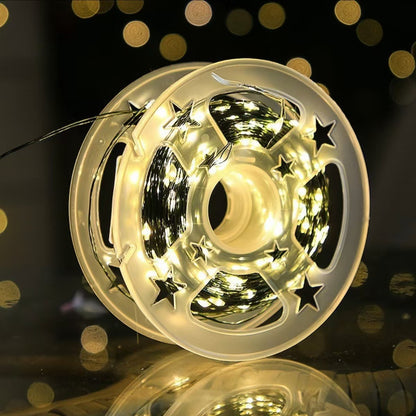 LED-Kupferdraht-Lichterkette, fernbedienbar, für Außenbereich