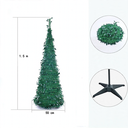 Dichte, faltbare PVC-Weihnachtsbaum-Simulation