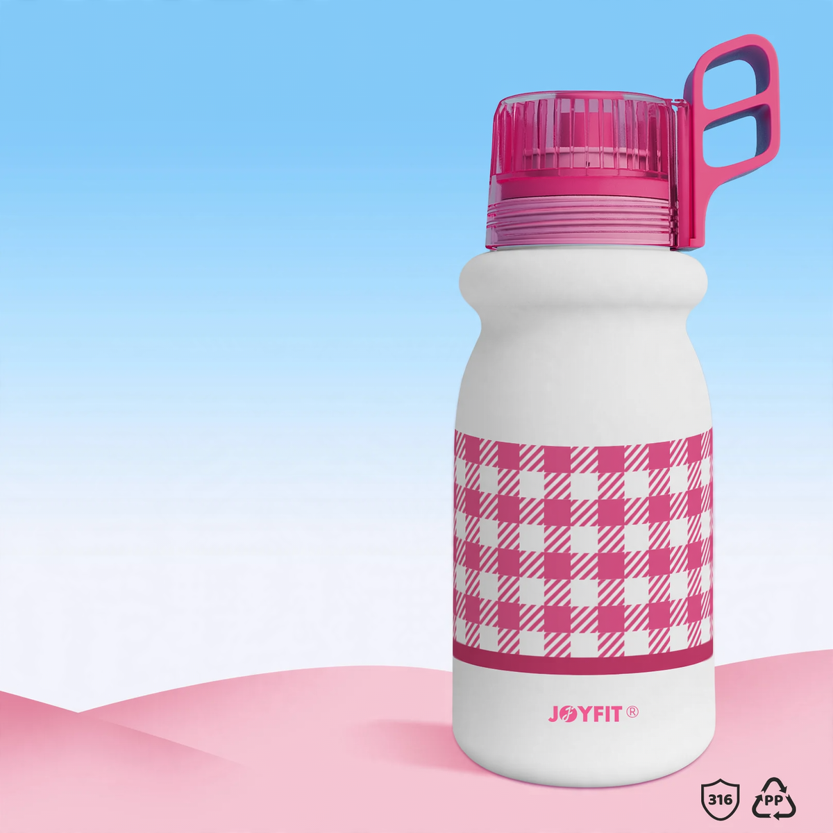 Edelstahl-Isolierbecher mit Geschmacksringen, 480 ml
