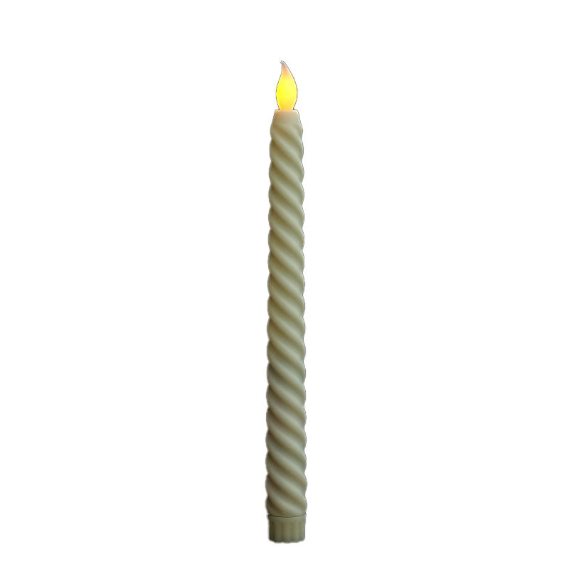LED-Stabkerzen in Spiralform