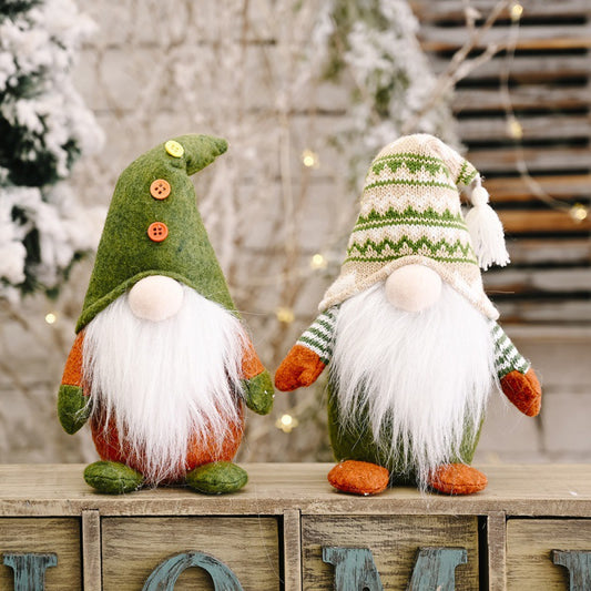 Weihnachts-Wichtelfigur, nordischer Stil, Vliesstoff