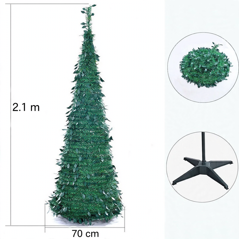 Dichte, faltbare PVC-Weihnachtsbaum-Simulation