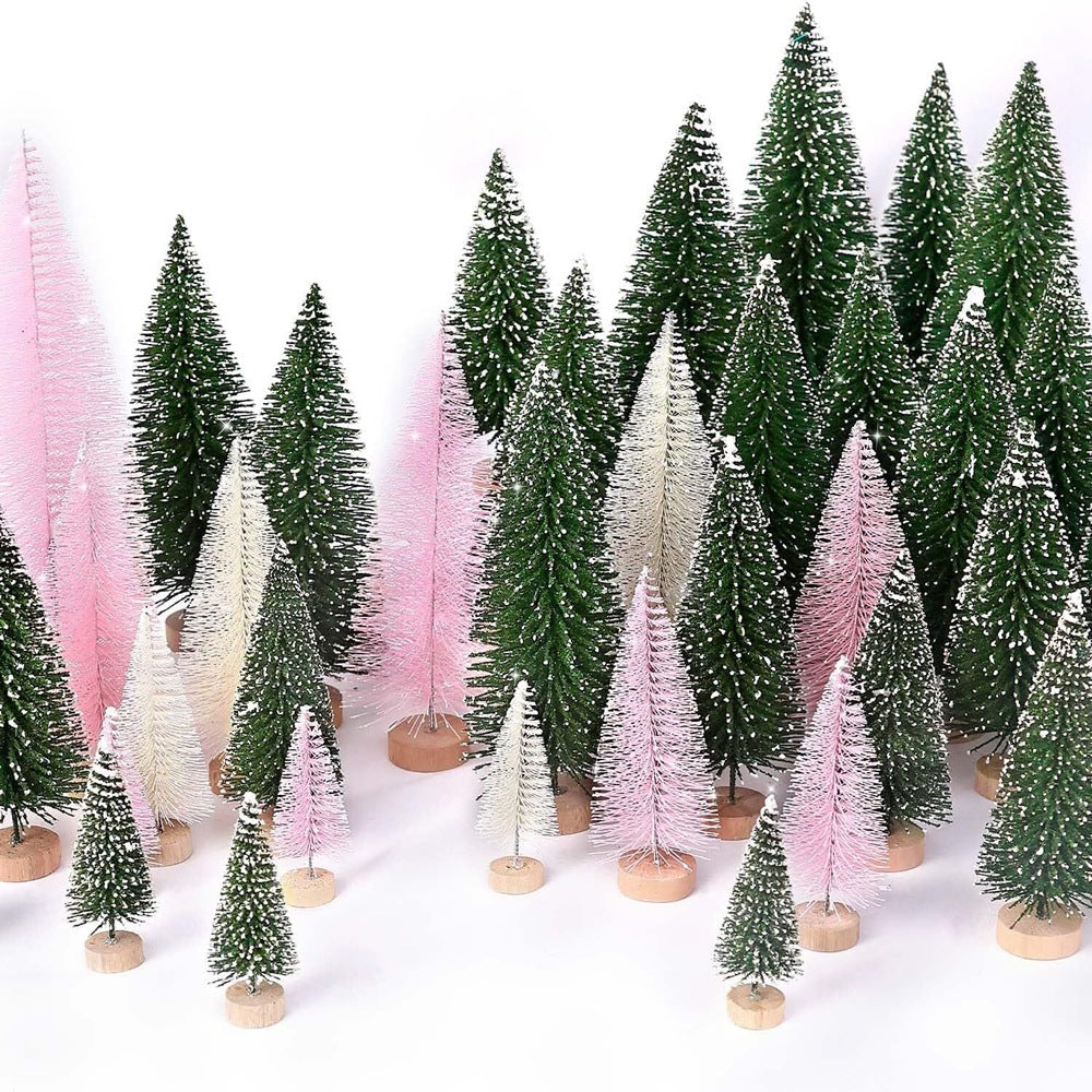 Mini-Weihnachtsbaum aus Sisal zur Dekoration