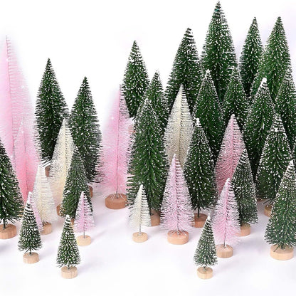 Mini-Weihnachtsbaum aus Sisal zur Dekoration