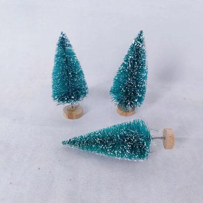Mini-Weihnachtsbaum aus Sisal, verschiedene Farben und Größen